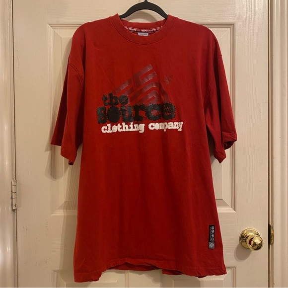 Streetwear Society Shirts Vtg Y2k The Source Clothing Company Red